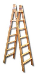 [17245057] ESCALERA MADERA DOBLE Nº  7