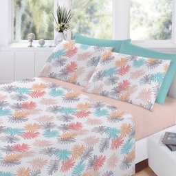[12781152] SABANA TRISET FANTASIA PAZ 140X225CM SUAVE MIX 1 1/2 PLAZA 715159