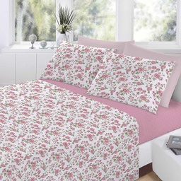 [12781149] SABANA TRISET FANTASIA KIARA 140X225CM SUAVE MIX 1 1/2 PLAZA 715159