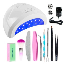[51511002] LAMPARA DE UÑAS UV GADNIC CARE 48W MANI0001