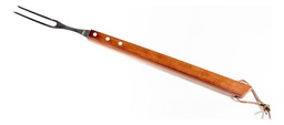 [11153200] TENEDOR PARRICHEF SIMONAGGIO BBQ-18P-03F MANGO DE MADERA