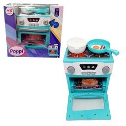 [34447136] HORNO POPPI 7128 TURQUESA