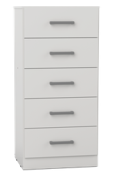 [14123015] CHIFONIER ORLANDI 0,60 C/MET 5CAJ BLANCO COD 3422