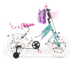 [23541075] BICICLETA FUTURA BMX 16" TWIGGY AGUAMARINA 4045