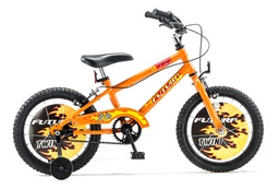 [23541077] BICICLETA FUTURA BMX 16" TWIN NARANJA 4050