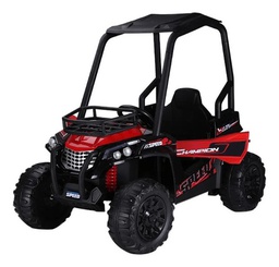 [34447274] ARENERO 12V BIEMME JS370 ROJO CON CONTROL REMOTO LUCES Y BARRA ANTIVUELCO