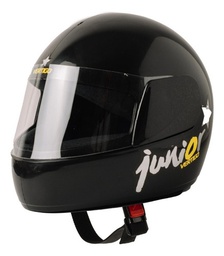 [04542107] CASCO VERTIGO JUNIOR NEGRO BRILLANTE "M" 5222