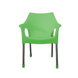 [14798024] SILLON ZAFIRO VERDE PLASTICO C/PATAS CAÑO 40003V COD 14934