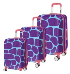 [33511987] VALIJA CHICA WILSON 20" 651730 ROSA/CELESTE