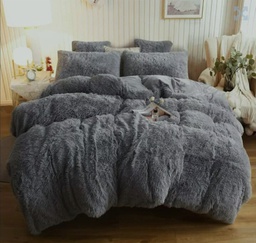 [12141058] ACOLCHADO PV PLUSH KING 280X230 ICE/GREY 1119