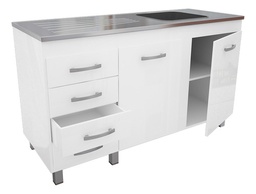 [14077026] BAJO MESADA ORLANDI 611 PREMIUN BLANCO 1.40M