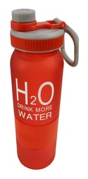 [11239220] BOTELLA PLASTICA 700 CC C/PICO Y AGARRE ANTIDEZ ROJA  2491