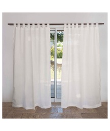 [12142055] CORTINAS FANTASIA TROPICAL LISA SIN BOTON C/PRESILLAS BLANCO 228222