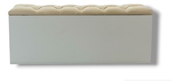 [14082006] BAULERA CAJON CAPITONE 1.20 BLANCO BEIGE 1210