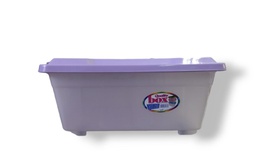 [17232002] ORGANIZADOR PLAS RECTANGULAR C/RUEDAS 45L 4555