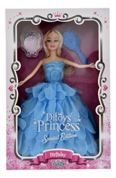 [34447946] MUÑECA DITOYS PRINCESS 2207 C/ACCESORIOS CELESTE