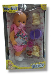 [34448094] BEBE YOLY BELL 1344 C/MASCOTAS ROSA