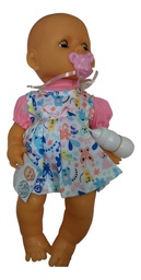 [34448125] BEBE YOLY BELL 154 MEDIANO 98569 ROSA/BLANCO