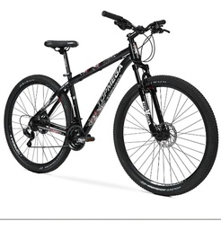 [23541276] BICICLETA TOP MEGA REGAL R29 21VEL NEG BCO GRIS L 1007975
