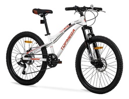 [23541284] BICICLETA TOP MEGA SLIDER R24 7V BLANCA NAR 1007780