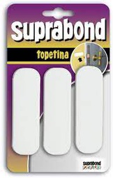 [03076070] TOPETINA SUPRABOND RECTANGULAR BLANCA X 3 UN TPR BC