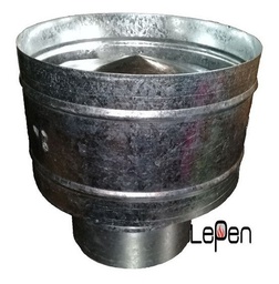 [01165070] SOMBRERO LEPEN GALVANIZADO 6"