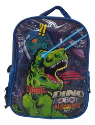 [33511083] MOCHILA DINO ROBOTS 12" 91.17120 AZUL