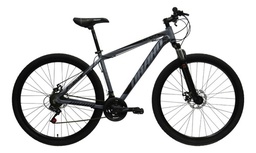 [23541290] BICICLETA OXEA DRAKO STRONG R29 TALLE M 21VEL GRIS NEGRO PLATA