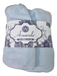 [12291081] FRAZADA POLAR AMARELO 12001 1 1/2 P LISA CELESTE