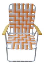 [16749050] REPOSERA 1 POSICION 5 TIRAS NARANJA Y BLANCO