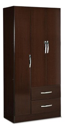 [14761049C6] ROPERO FAMILY MUEBLES MAXIMO 63008 3P CHOCOLATE CUOTAS MELI