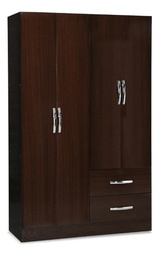 [14761051C6] ROPERO FAMILY MUEBLES MAXIMO 64008 4P CHOCOLATE CUOTA MELI