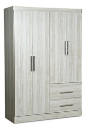 [14761056C6] ROPERO MUEBLES MAXIMO 54007 4P MARFIL CUOTA MELI