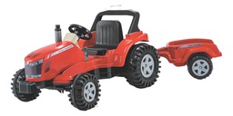 [34447006] TRACTOR 12V BIEMME N°338 BIG MASSEY FERGUSON C/REMOLQUE