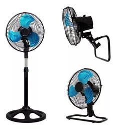 [54937021] VENTILADOR MULTIFUNCION STAR TRAK STP31-10N 3 EN 1 NEGRO 10