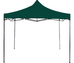[21111072] GAZEBO LAURY ART. 16763 PLEGABLE 3x3  MT. CAÑO ACERO OXFORD VERDE