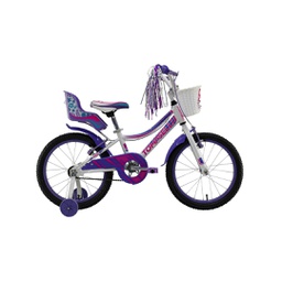 [23541385] BICICLETA TOMASELLI RIDER R16 TRIF162BLALIL FULL DAMA BLANCO LILA