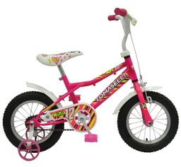 [23541393] BICICLETA TOMASELLI R12 MINI DAMA CAMARA Y CUB FUCCIA