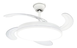[54938029] VENTILADOR DE TECHO RETRACTIL PEABODY PE-VTRDC410B C/LUMINARIA
