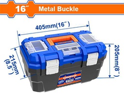 [03110034] CAJA P/ HERRAMIENTAS WADFOW WTB3316 16" BROCHE METAL C/ BANDEJA