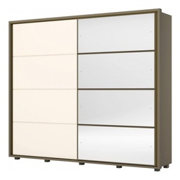 [14761073] ROPERO HENN CAVIC D209-108 2 PUERTAS CORREDIZAS DUNA/BLANCO
