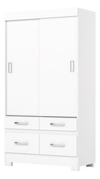[14761060] ROPERO HENN BE25-66 2 PUERTAS CORREDIZAS BLANCO