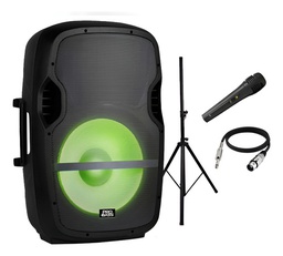 [62686216] PARLANTE PROBASS ELEVATE LP 15" BT LUZ SOPORTE