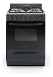[52141037] COCINA ORMAY TEMPO NEGRA A GAS 4H