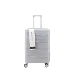 [33511584] VALIJA AMAYRA 24" 67.8014G PP GRIS 4 RUEDAS 360