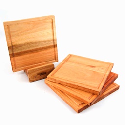 [11340124] SET PLATOS CUADRADOS GOURMET X4