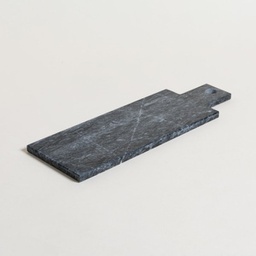 [11153236] TABLA ANDHRA DE MARMOL  NEGRO CON MANGO 0113A22