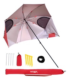 [16805035] SOMBRILLA CARPA WAGGS SOMB04 ROJA 982