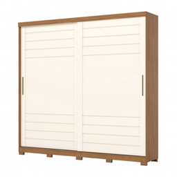 [14761022] ROPERO HENN CAYMAN D337-127 2 PUERTAS NATURAL OFF WHITE
