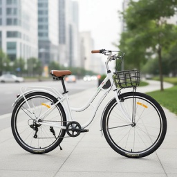 [23541005] BICICLETA FIAT S12Q R29 7 VEL BLANCA URBANA